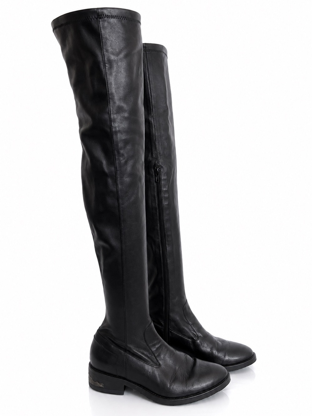 Toga Pulla Black Leather Over The Knee Boots 37 Star Trek Screen Worn